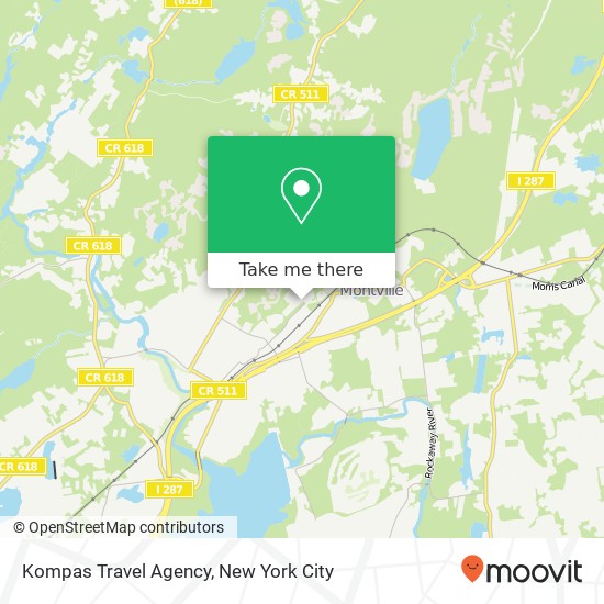 Mapa de Kompas Travel Agency