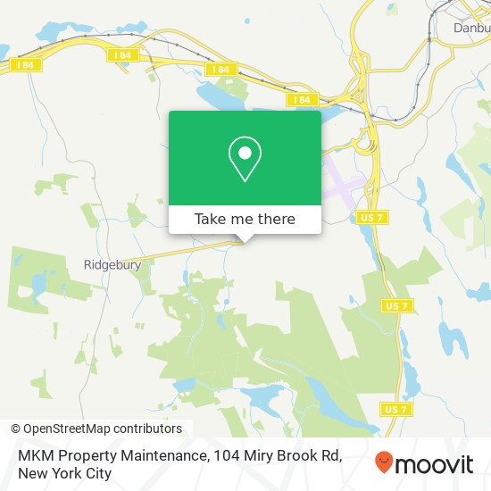 Mapa de MKM Property Maintenance, 104 Miry Brook Rd