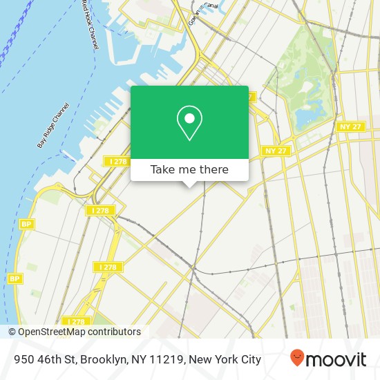 950 46th St, Brooklyn, NY 11219 map