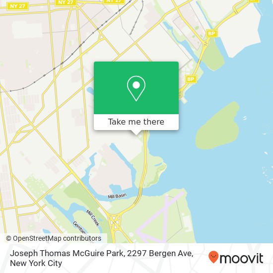 Mapa de Joseph Thomas McGuire Park, 2297 Bergen Ave