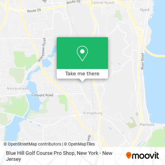 Blue Hill Golf Course Pro Shop map