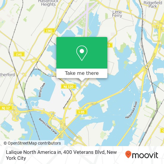 Lalique North America in, 400 Veterans Blvd map