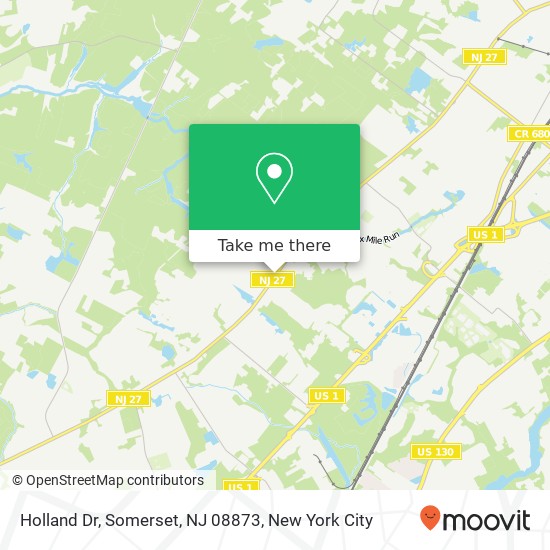 Mapa de Holland Dr, Somerset, NJ 08873