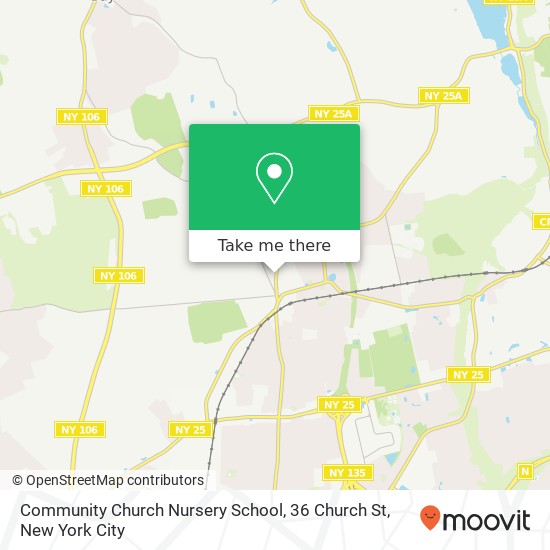 Mapa de Community Church Nursery School, 36 Church St