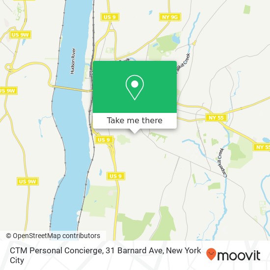 CTM Personal Concierge, 31 Barnard Ave map