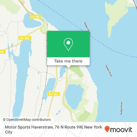 Mapa de Motor Sports Haverstraw, 76 N Route 9W