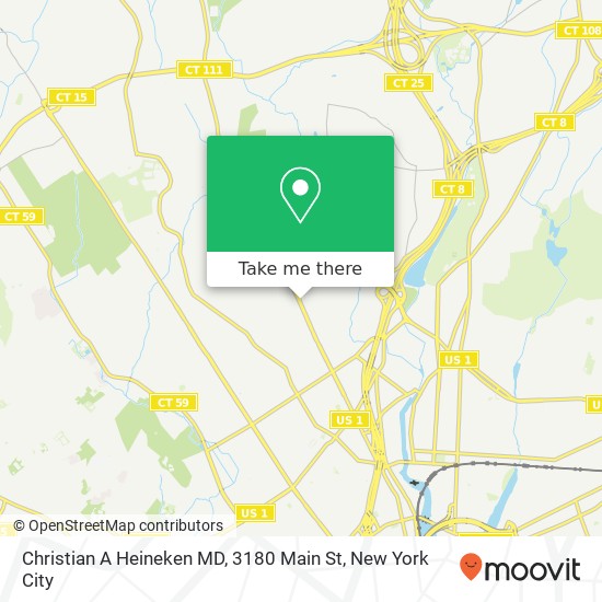 Mapa de Christian A Heineken MD, 3180 Main St