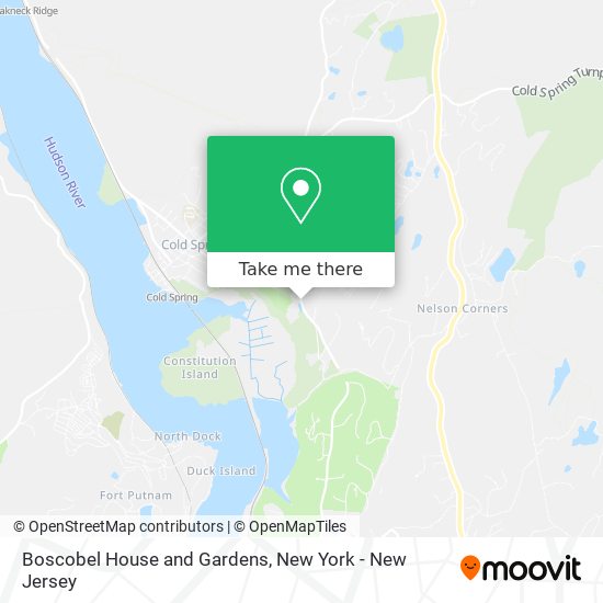 Mapa de Boscobel House and Gardens