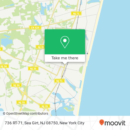 736 RT-71, Sea Girt, NJ 08750 map