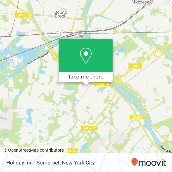 Mapa de Holiday Inn - Somerset