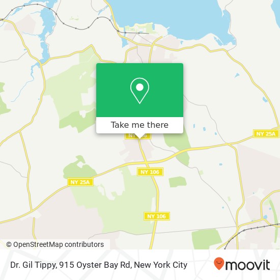 Mapa de Dr. Gil Tippy, 915 Oyster Bay Rd