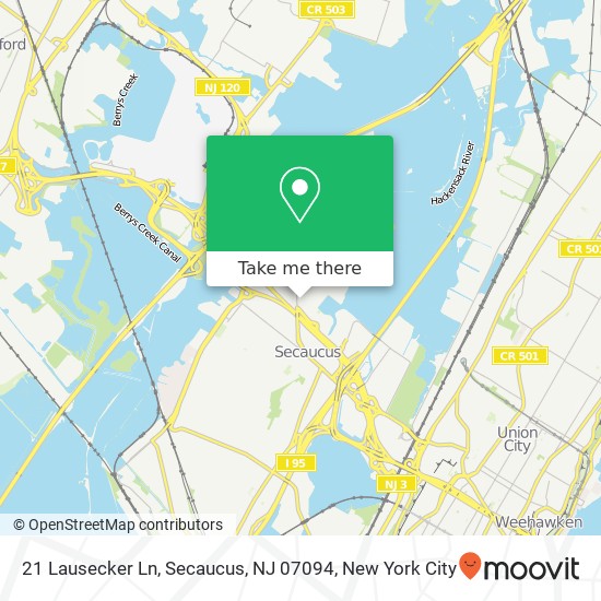 21 Lausecker Ln, Secaucus, NJ 07094 map