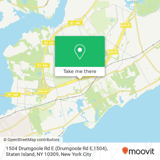 1504 Drumgoole Rd E (Drumgoole Rd E,1504), Staten Island, NY 10309 map