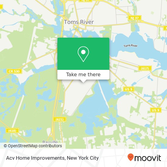 Acv Home Improvements map