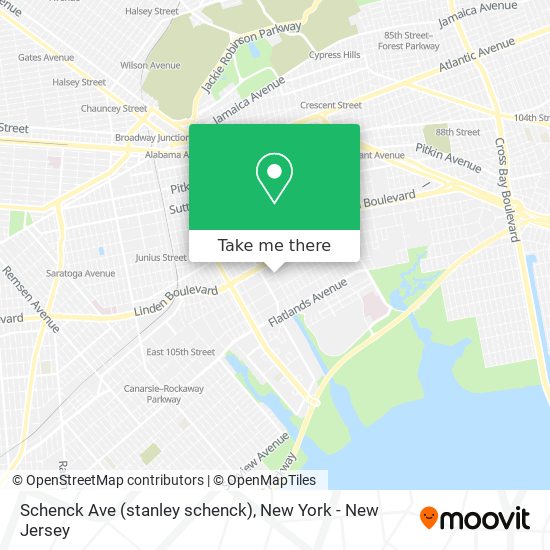 Mapa de Schenck Ave (stanley schenck)