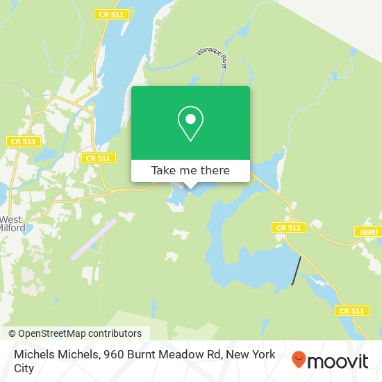 Mapa de Michels Michels, 960 Burnt Meadow Rd