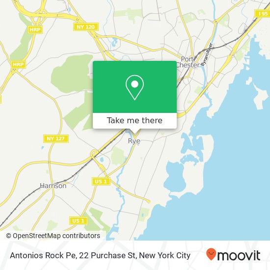 Antonios Rock Pe, 22 Purchase St map