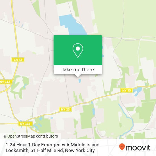 1 24 Hour 1 Day Emergency A Middle Island Locksmith, 61 Half Mile Rd map