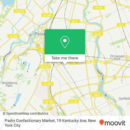 Padry Confectionary Market, 19 Kentucky Ave map