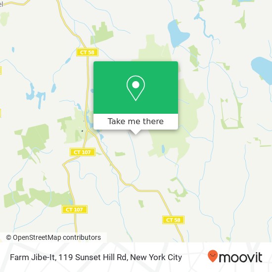 Mapa de Farm Jibe-It, 119 Sunset Hill Rd