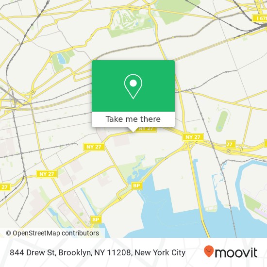 844 Drew St, Brooklyn, NY 11208 map