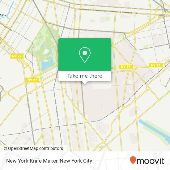 Mapa de New York Knife Maker