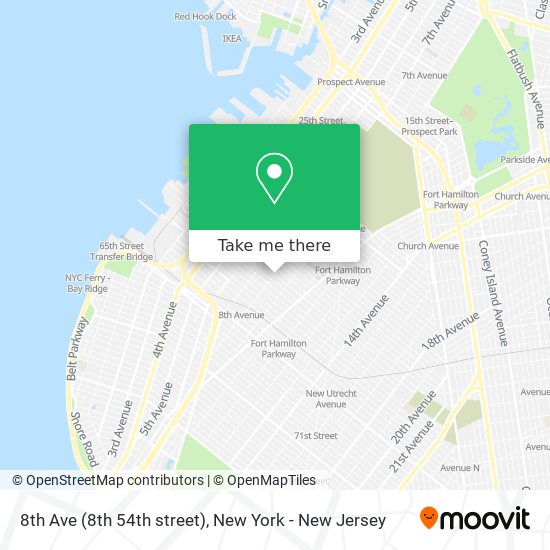 Mapa de 8th Ave (8th 54th street)