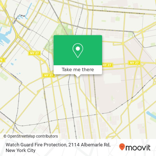 Watch Guard Fire Protection, 2114 Albemarle Rd map