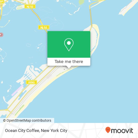 Mapa de Ocean City Coffee
