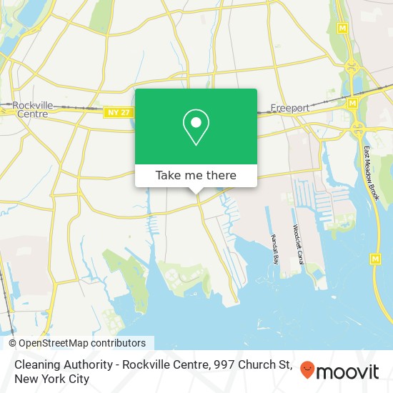 Cleaning Authority - Rockville Centre, 997 Church St map