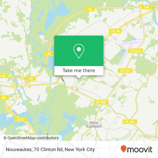 Mapa de Nouveautes, 70 Clinton Rd