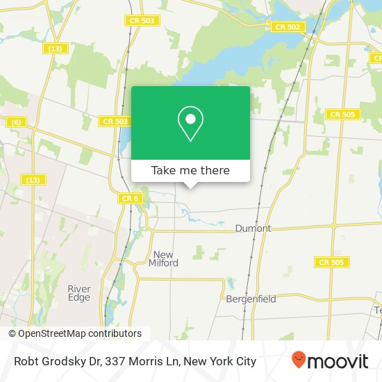 Mapa de Robt Grodsky Dr, 337 Morris Ln