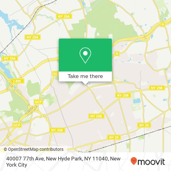 40007 77th Ave, New Hyde Park, NY 11040 map