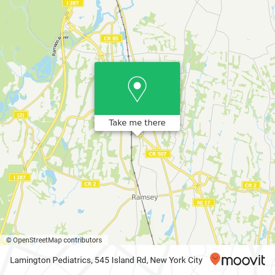 Mapa de Lamington Pediatrics, 545 Island Rd