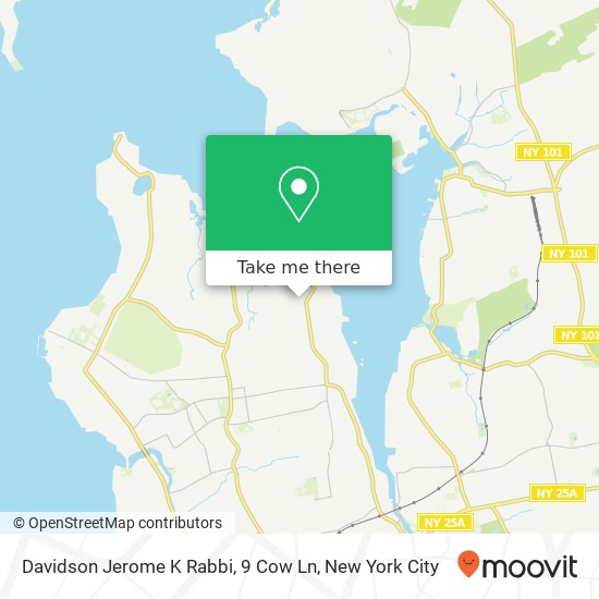 Mapa de Davidson Jerome K Rabbi, 9 Cow Ln