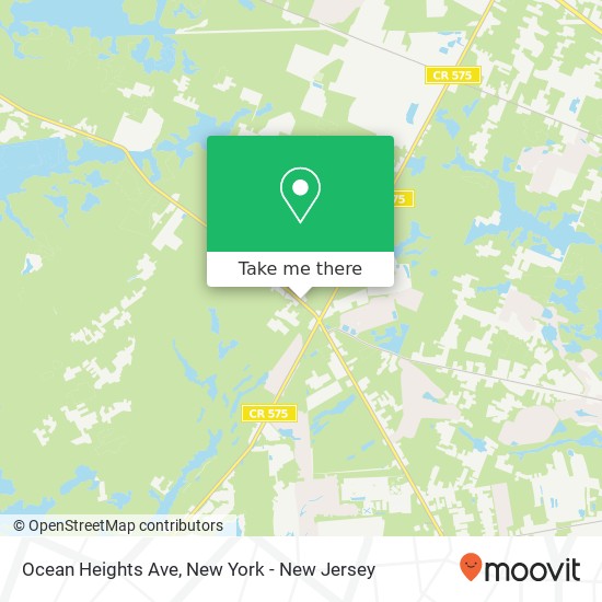 Mapa de Ocean Heights Ave, Egg Harbor Twp, NJ 08234