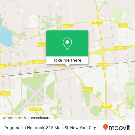 Mapa de Yogomania-Holbrook, 315 Main St
