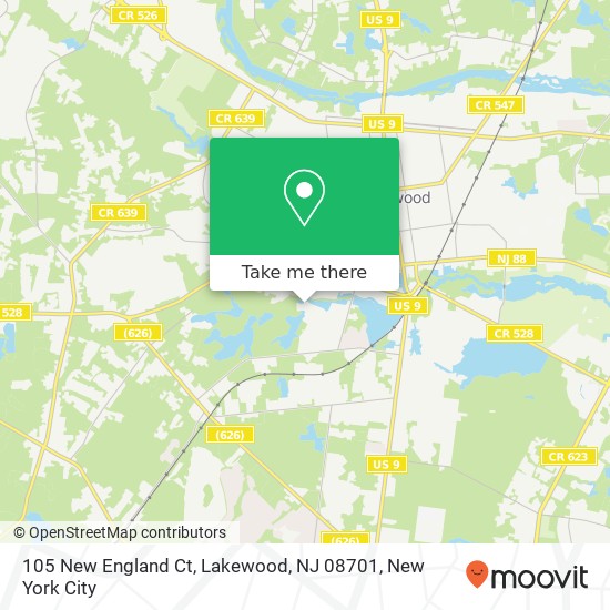 105 New England Ct, Lakewood, NJ 08701 map