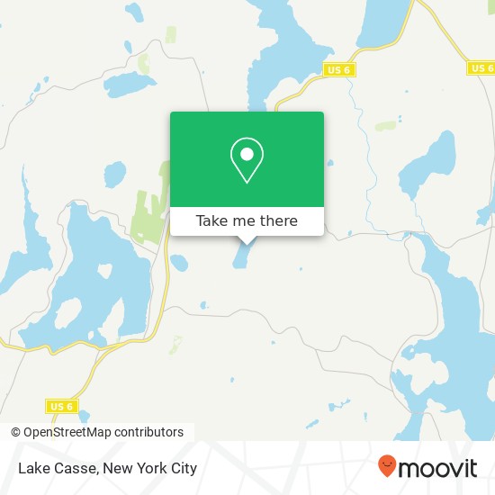 Lake Casse map