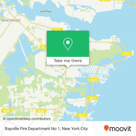 Bayville Fire Department No 1 map