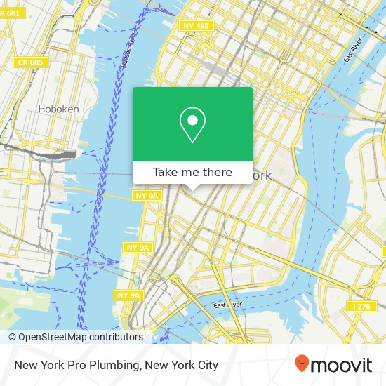 New York Pro Plumbing map