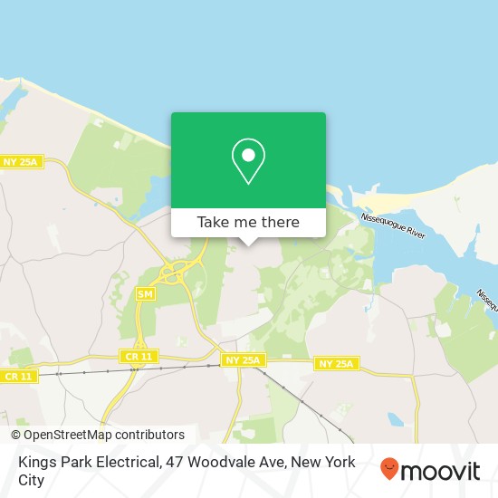 Mapa de Kings Park Electrical, 47 Woodvale Ave