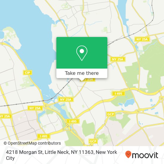 4218 Morgan St, Little Neck, NY 11363 map