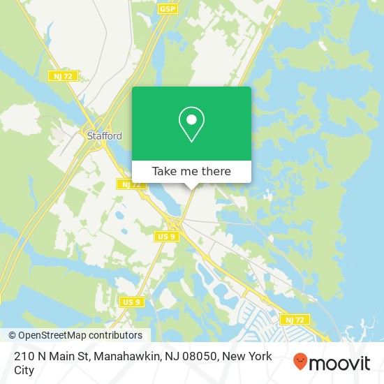 210 N Main St, Manahawkin, NJ 08050 map