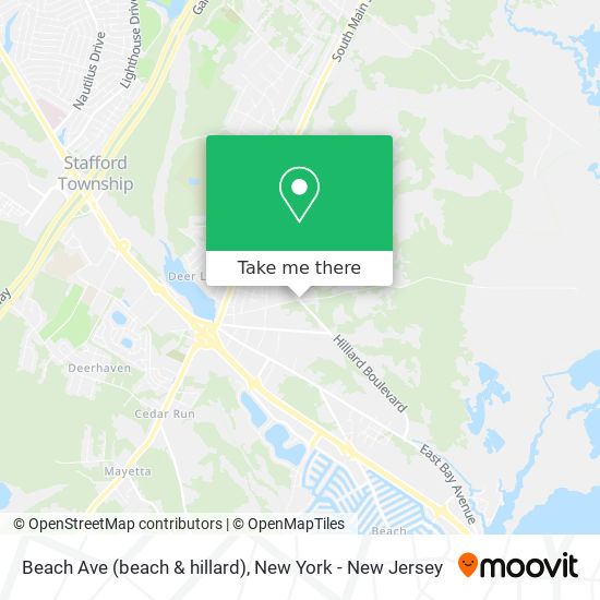 Beach Ave (beach & hillard) map