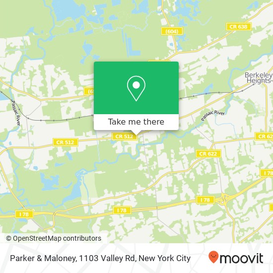 Parker & Maloney, 1103 Valley Rd map