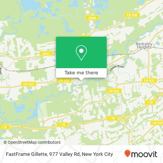 FastFrame Gillette, 977 Valley Rd map