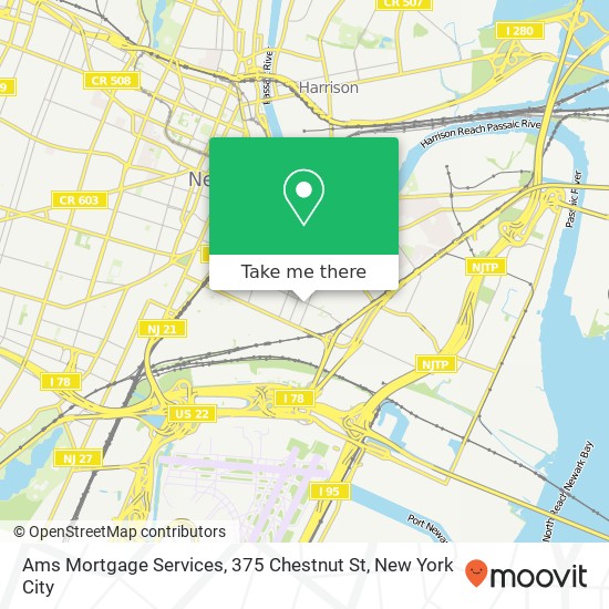 Ams Mortgage Services, 375 Chestnut St map