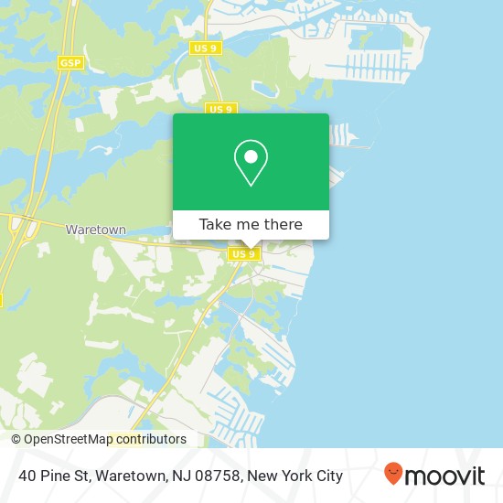 40 Pine St, Waretown, NJ 08758 map