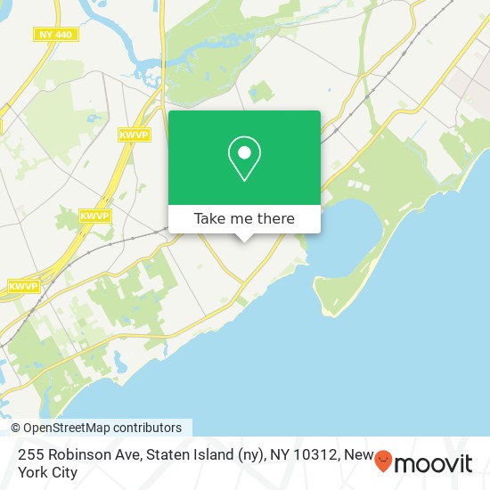 255 Robinson Ave, Staten Island (ny), NY 10312 map